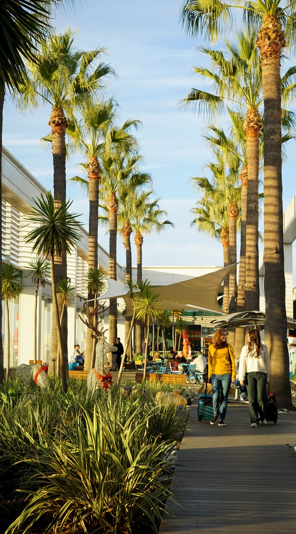 Long Beach Airport's Concourse S. Long Beach Airport's Concourse S.