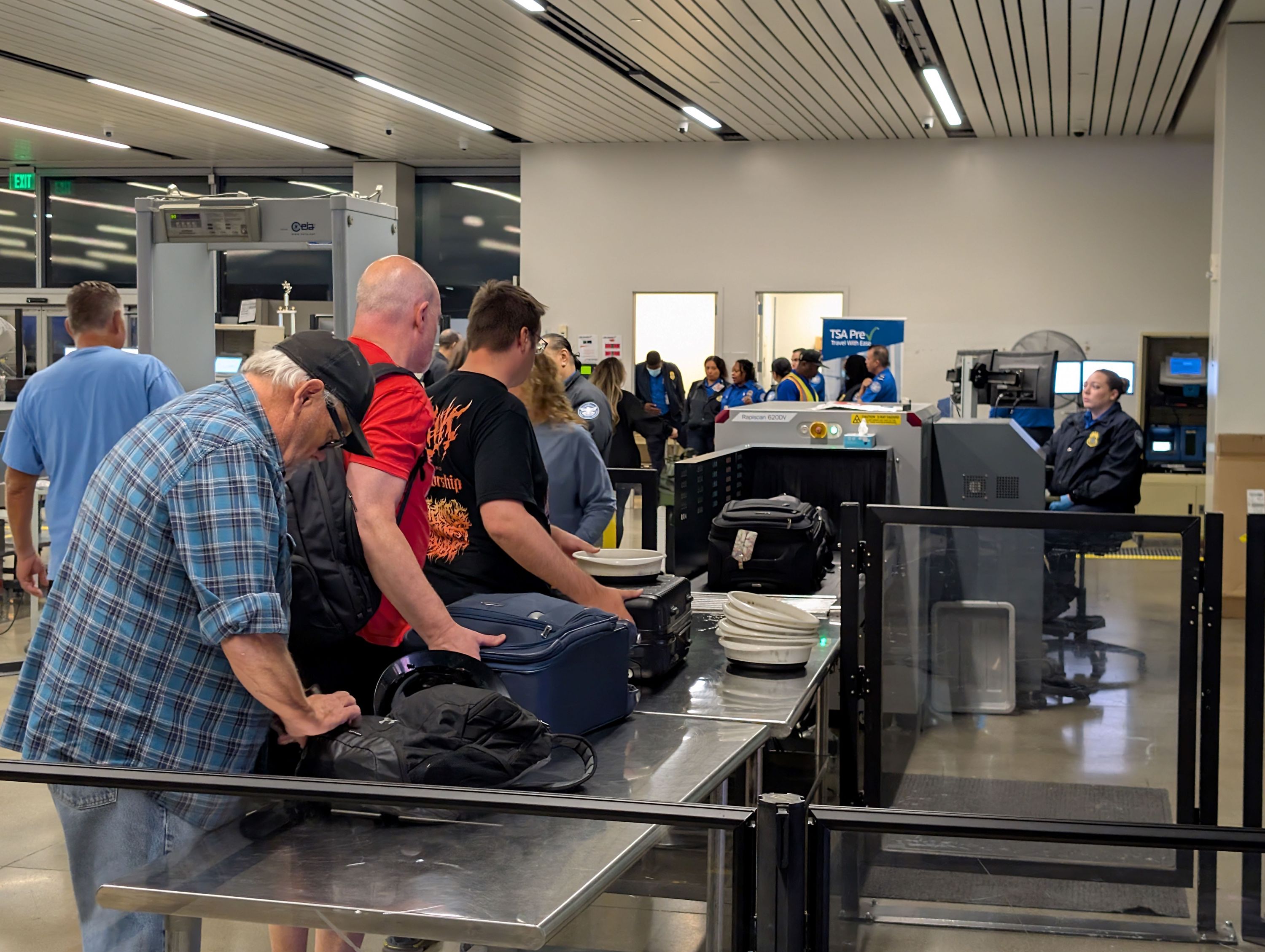 LGB new security screening lane LGB new security screening lane