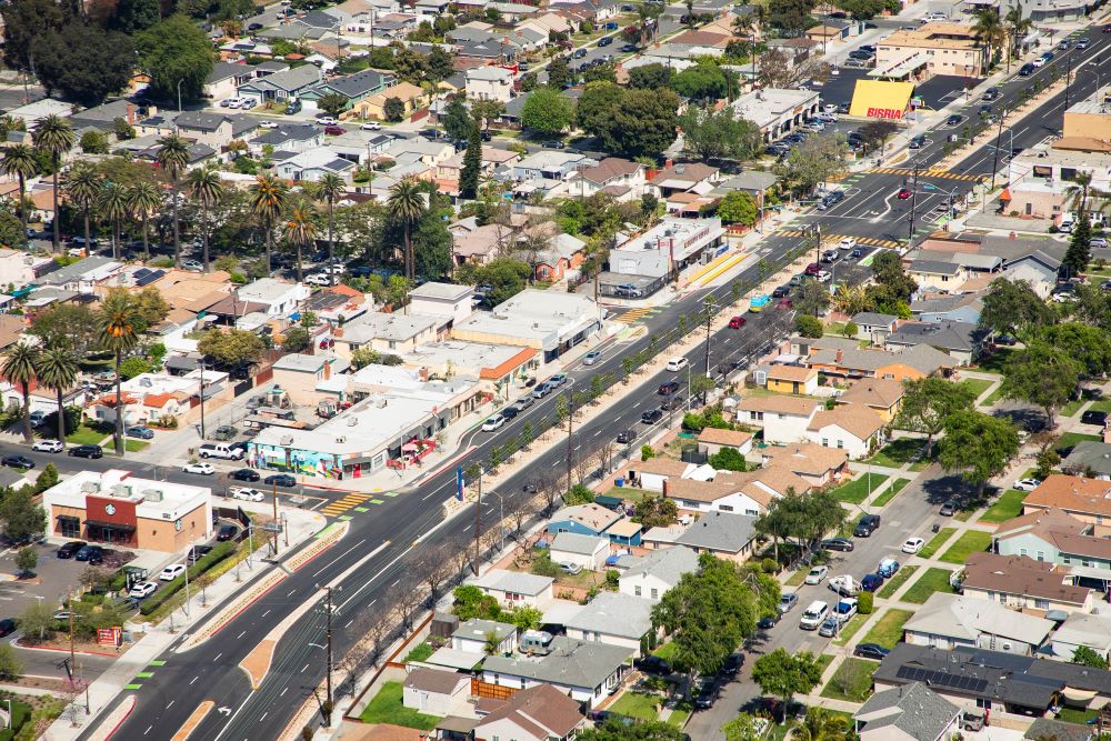 Aerial of Artesia Blvd Aerial of Artesia Blvd