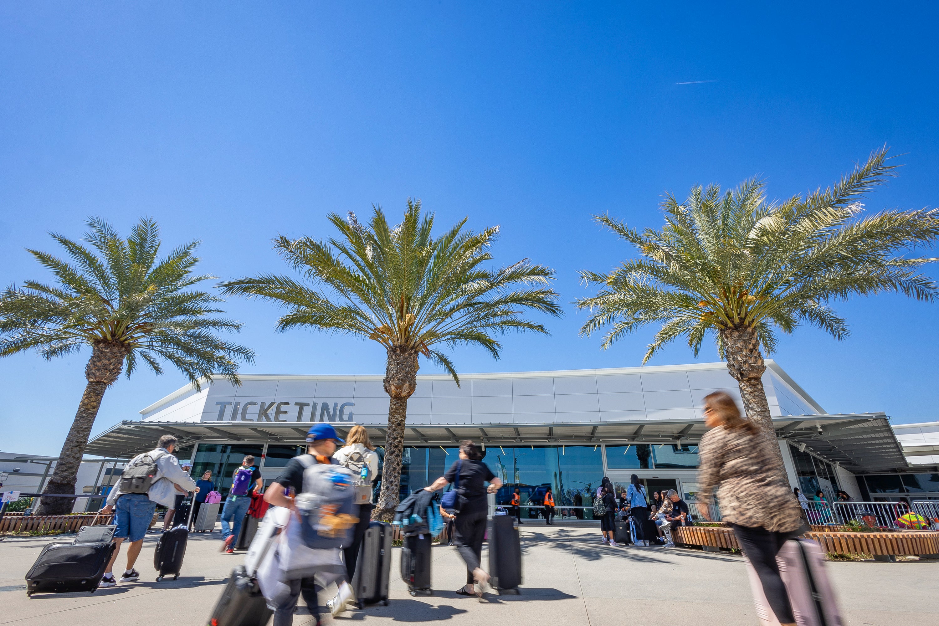 Exterior of Long Beach Airport 