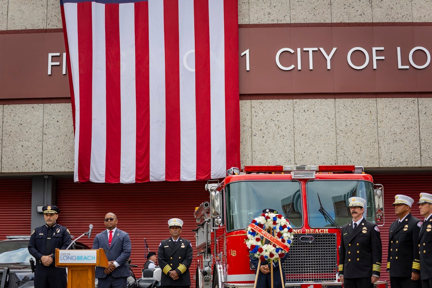 Hosted by Mayor Rex Richardson and the City’s police and fire departments, Thursday morning’s ceremony drew the community together in reflection and remembrance. Hosted by Mayor Rex Richardson and the City’s police and fire departments, Thursday morning’s ceremony drew the community together in reflection and remembrance.